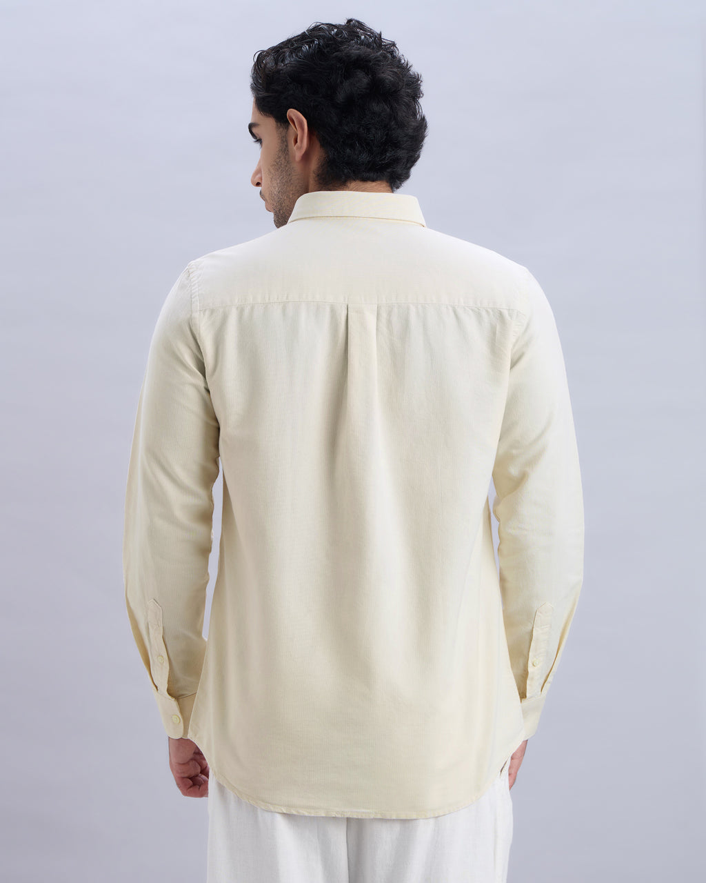 Ivory Cotton-Linen Shirt