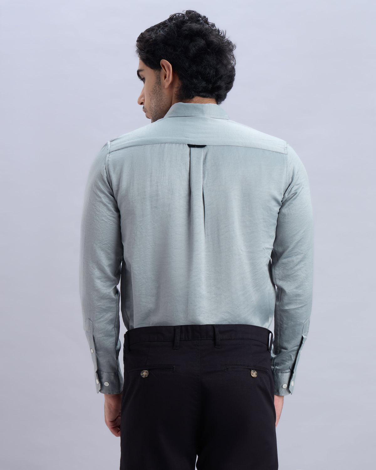 Grey Suede Shirt
