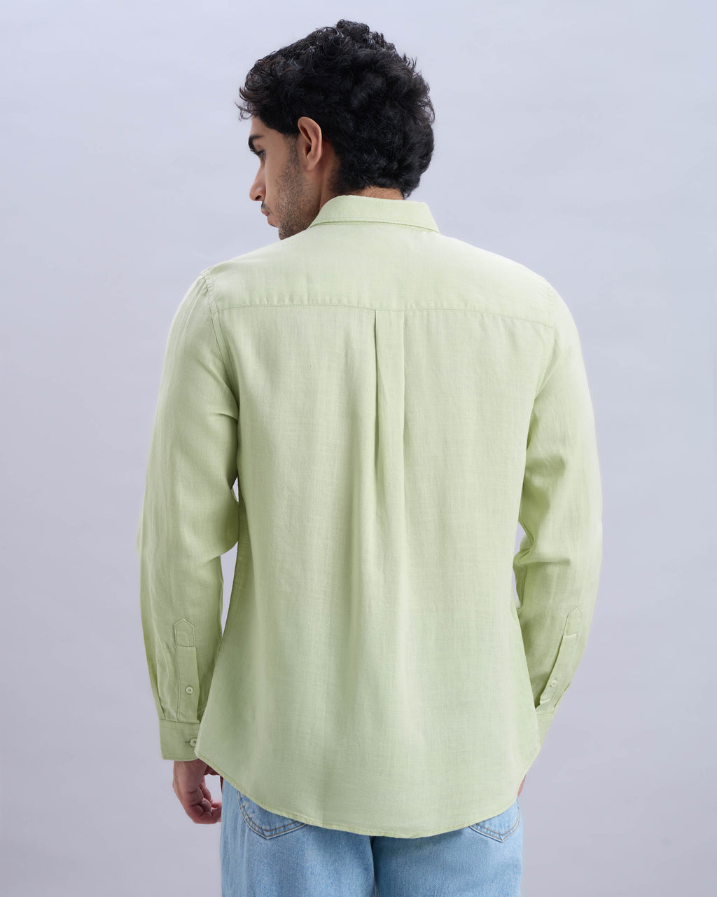 Sage Cotton-Linen Shirt