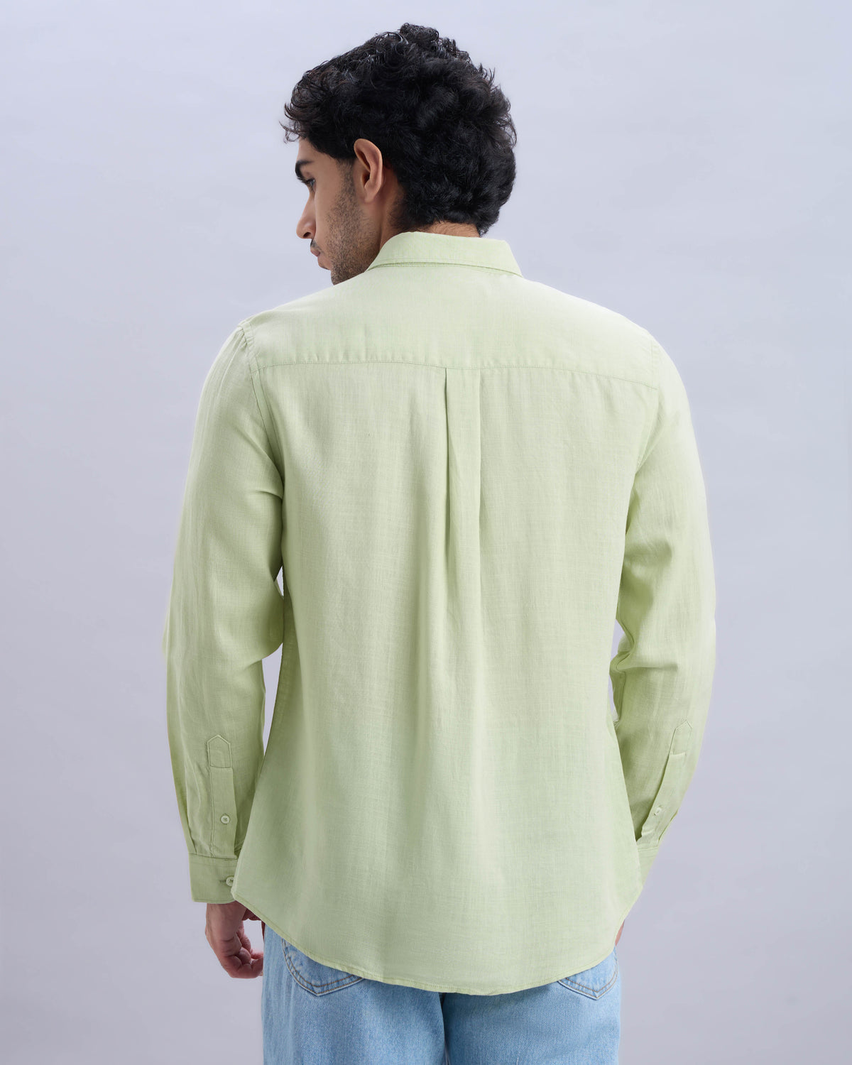 Sage Cotton-Linen Shirt