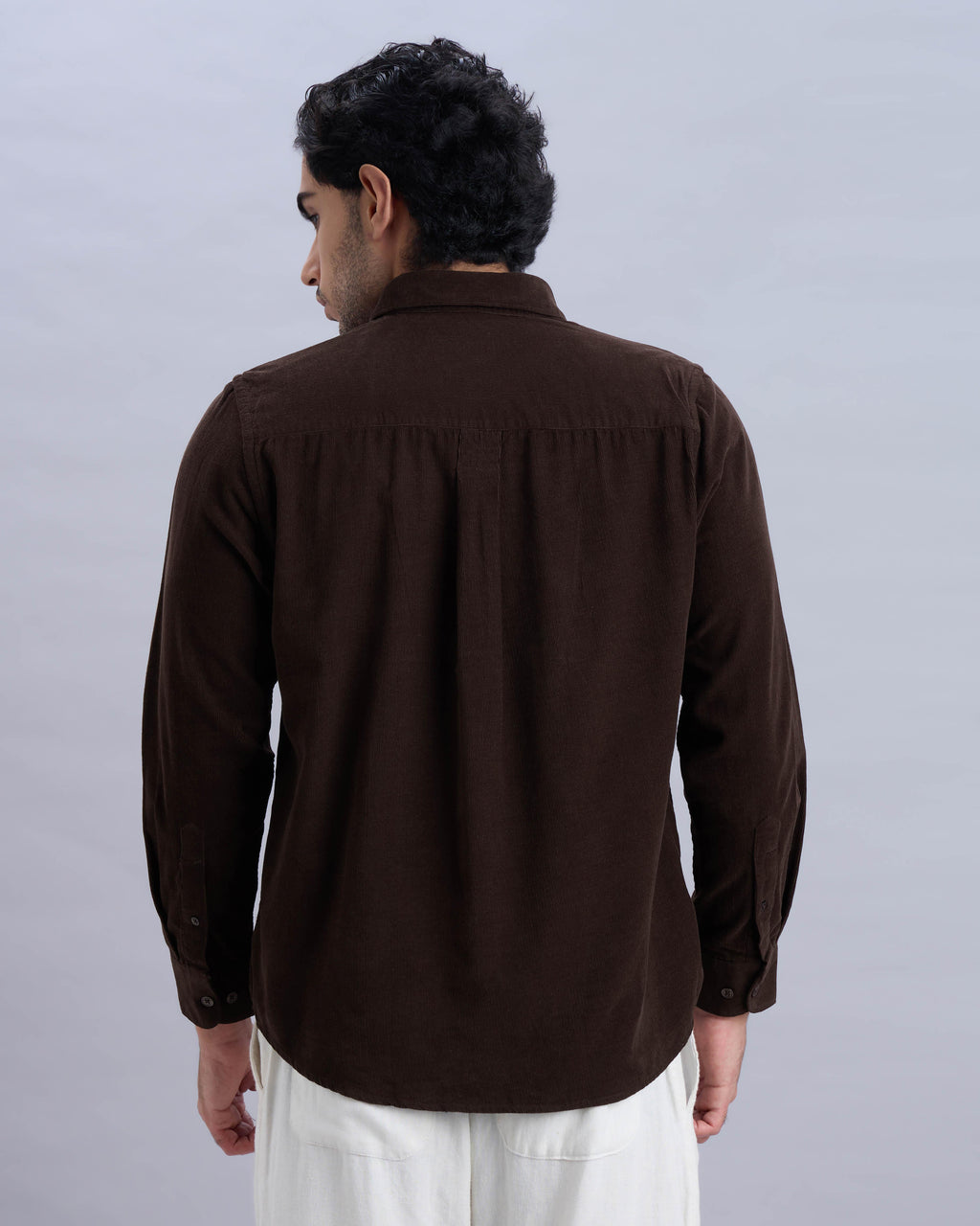 Rust Corduroy Overshirt