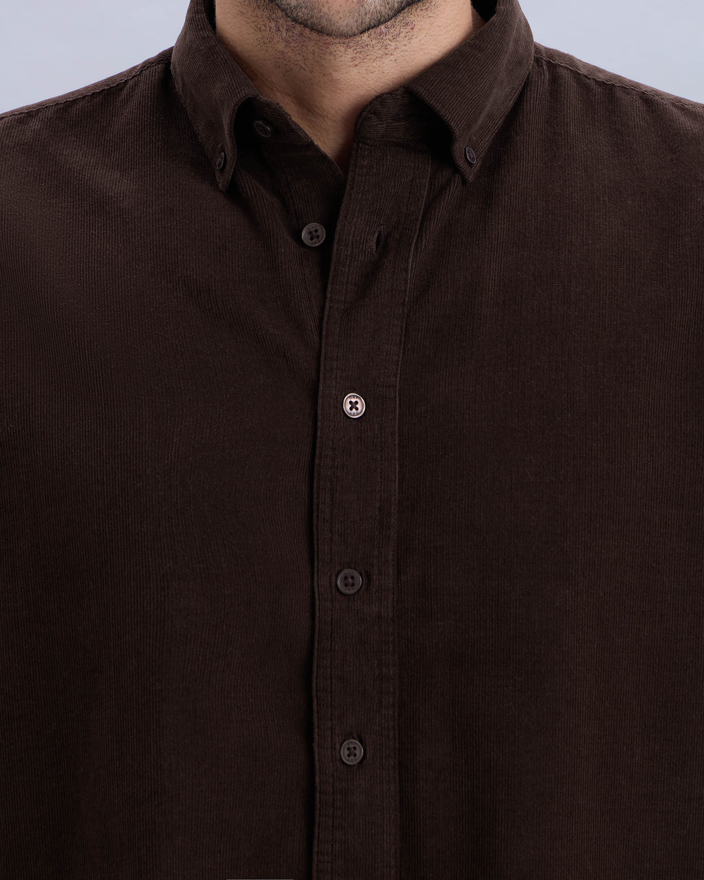 Rust Corduroy Overshirt