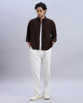 Rust Corduroy Overshirt